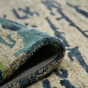 Abstract ABS-2 Blue/Beige Rug