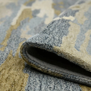Abstract ABS-5 Water Blue Rug