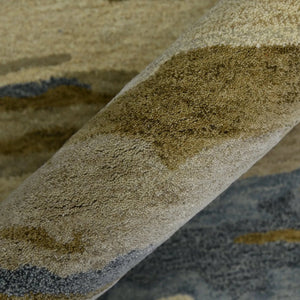 Abstract ABS-5 Water Blue Rug