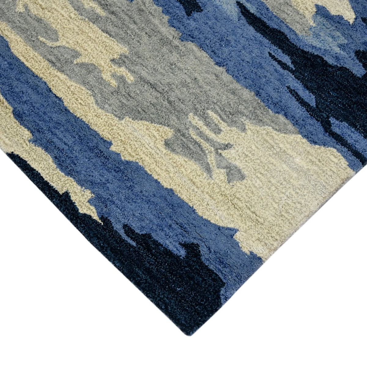 Abstract ABS-7 Blue/Ivory Rug