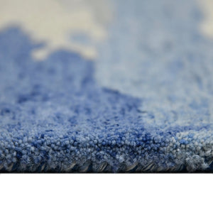 Abstract ABS-7 Blue/Ivory Rug