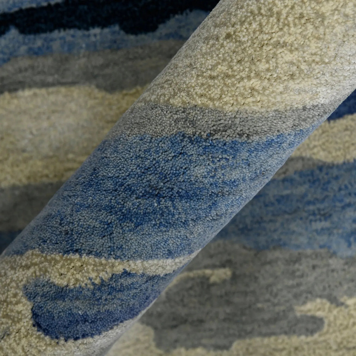 Abstract ABS-7 Blue/Ivory Rug