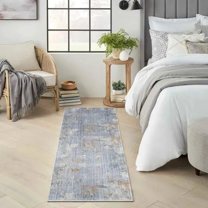 Abstract Hues ABH01 Grey/Blue Rug