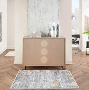 Abstract Hues ABH01 Grey/Blue Rug