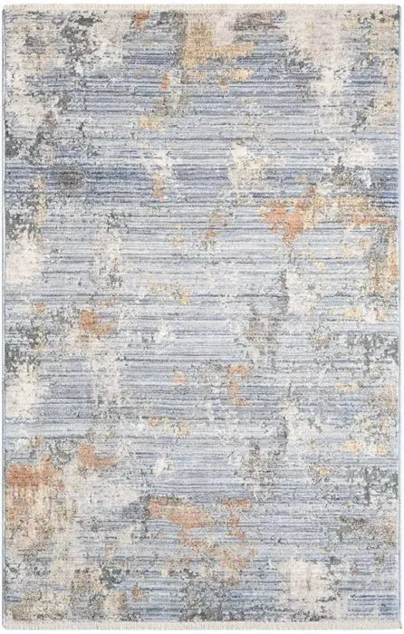 Abstract Hues ABH01 Grey/Blue Rug