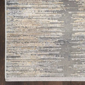 Abstract Hues ABH03 Grey/Gold Rug