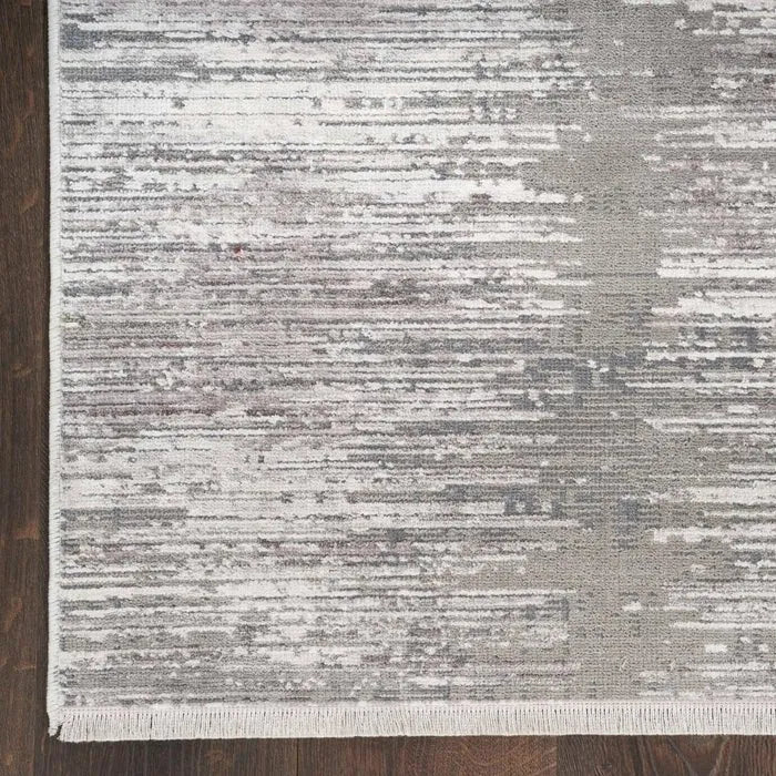 Abstract Hues ABH03 Grey/White Rug