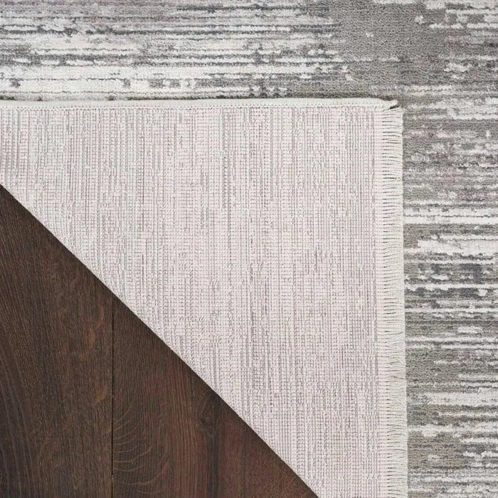 Abstract Hues ABH03 Grey/White Rug