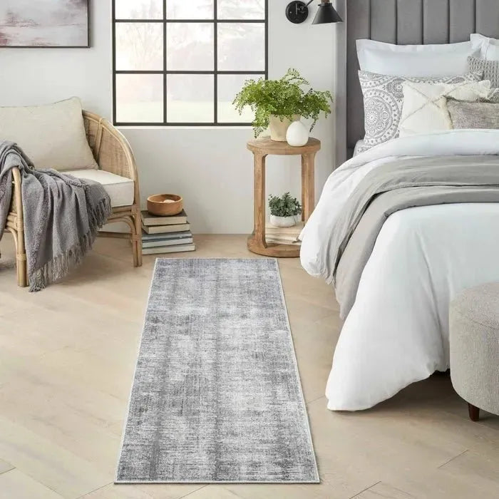 Abstract Hues ABH03 Grey/White Rug