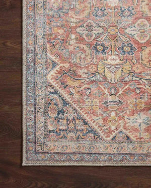 Adrian ADR-02 Rust/Denim Rug