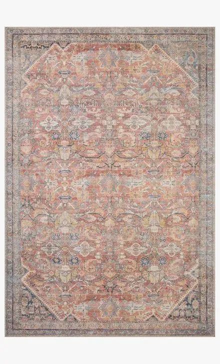 Adrian ADR-02 Rust/Denim Rug