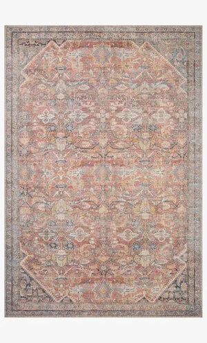 Adrian ADR-02 Rust/Denim Rug
