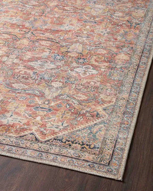 Adrian ADR-02 Rust/Denim Rug