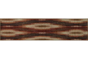 Adrienne 4193B Grey/ Red Rug