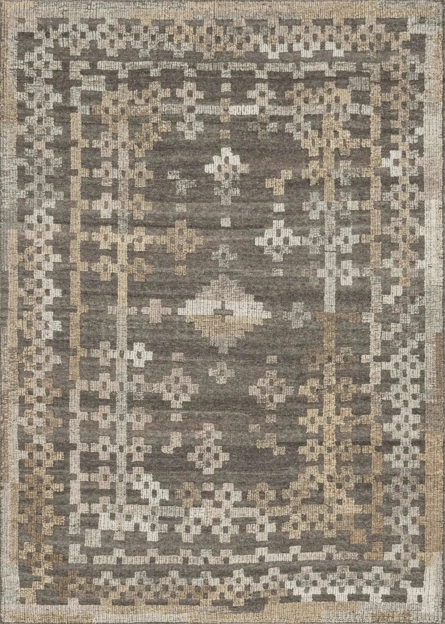 Akina AK 01 Charcoal / Taupe Rug