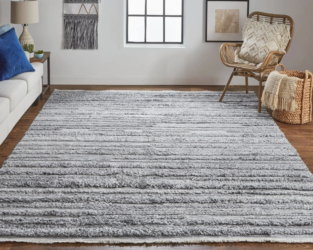 Alden ALD8637F Gray/Ivory Rug