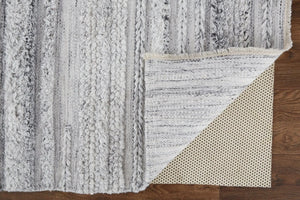 Alden ALD8637F Gray/Silver Rug
