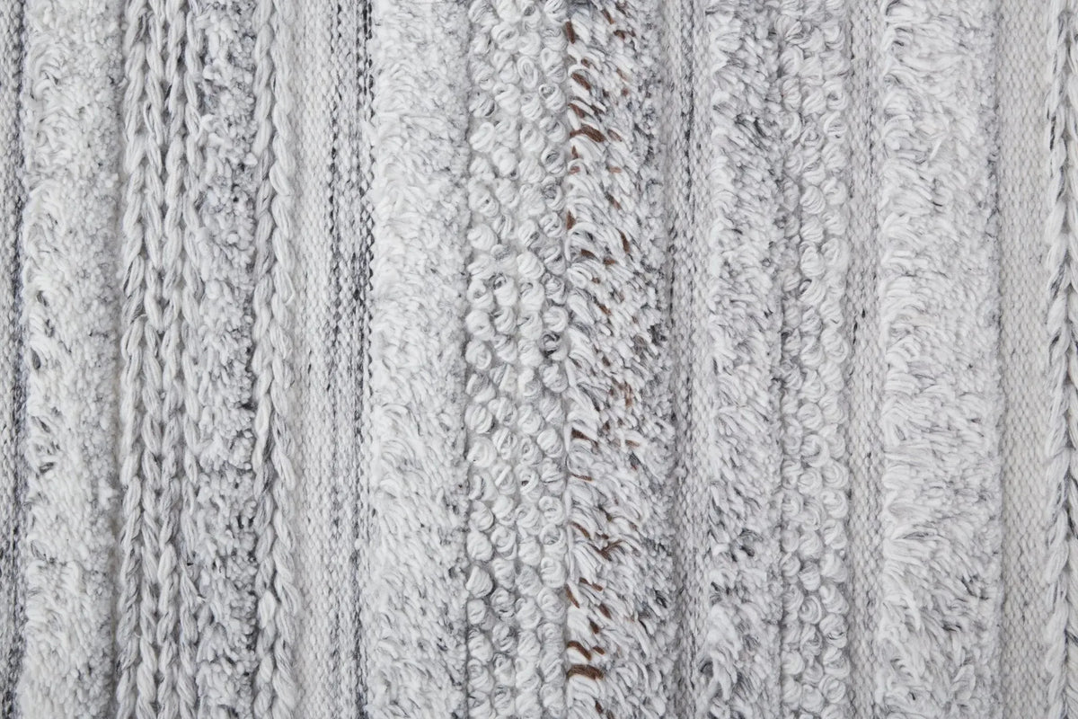 Alden ALD8637F Gray/Silver Rug