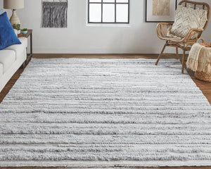Alden ALD8637F Gray/Silver Rug