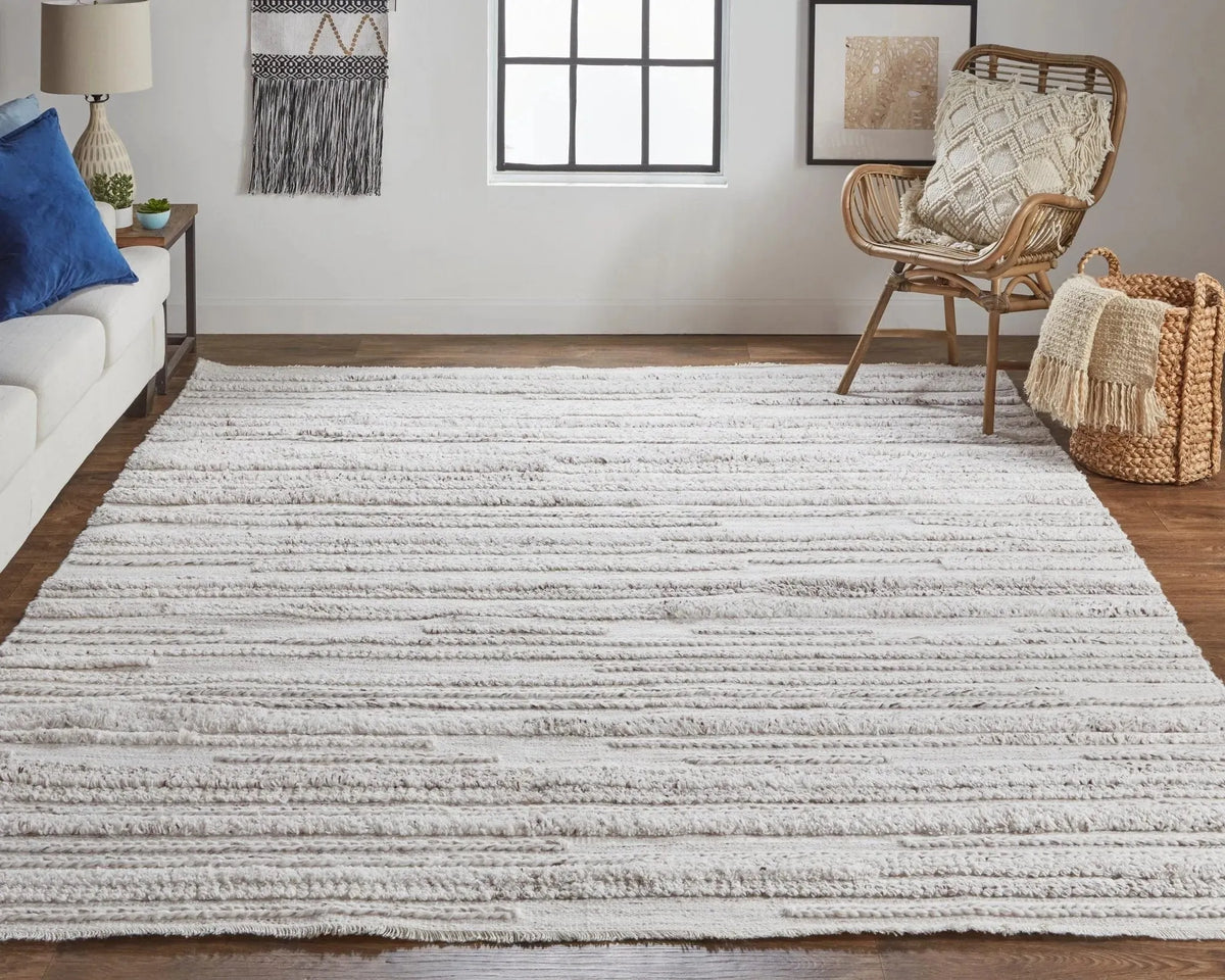 Alden ALD8637F Ivory/Taupe Rug