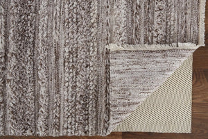 Alden ALD8637F Taupe/Brown Rug