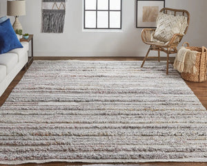 Alden ALD8637F Taupe/Ivory Rug