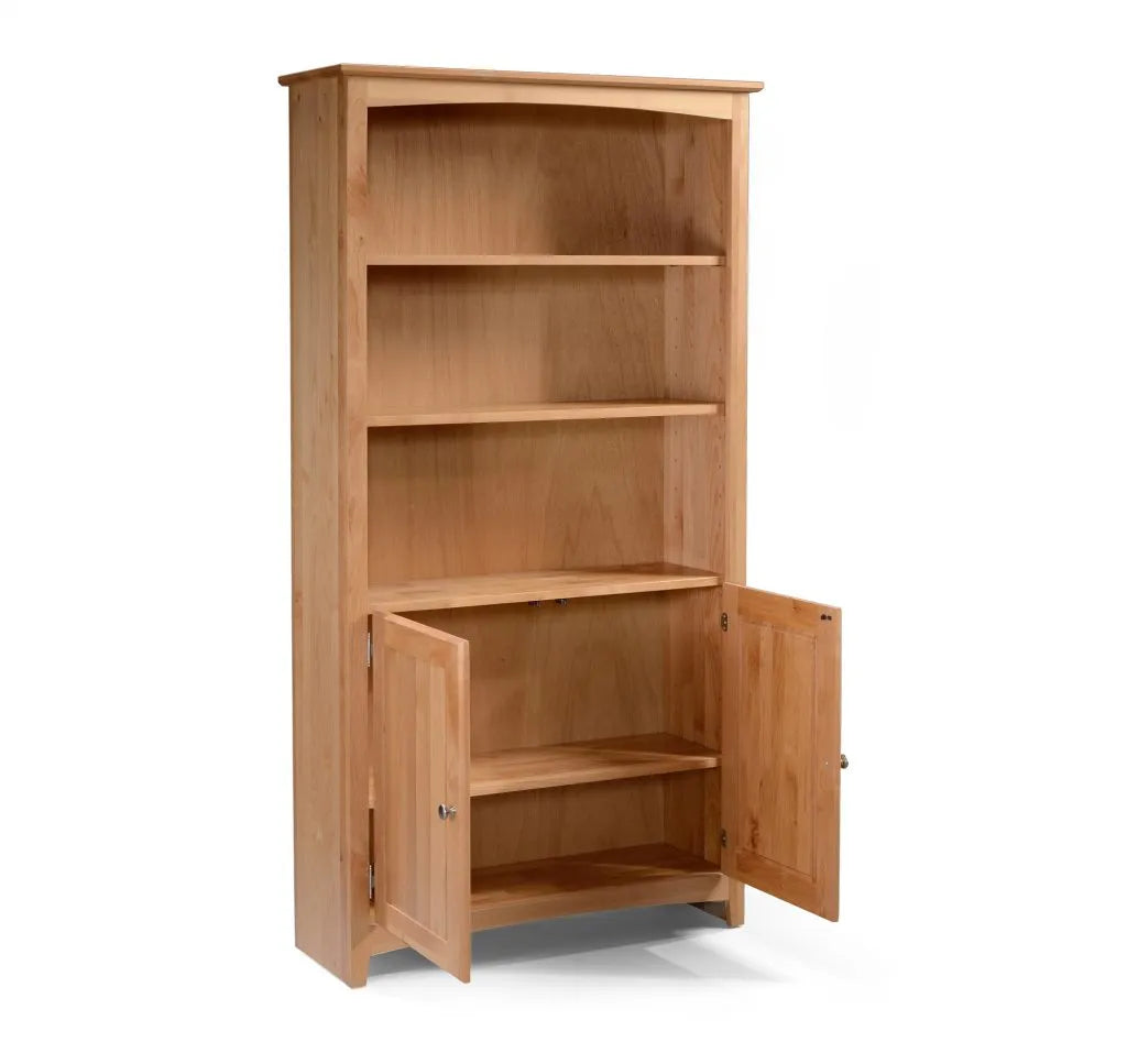 Alder Bookcase 30X72 with Doors