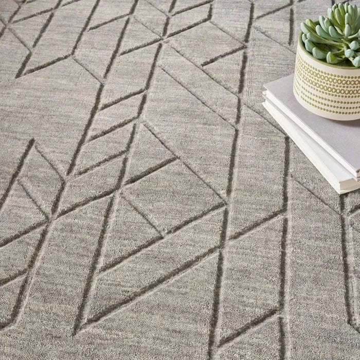 Alessia ALE01 Grey Rug