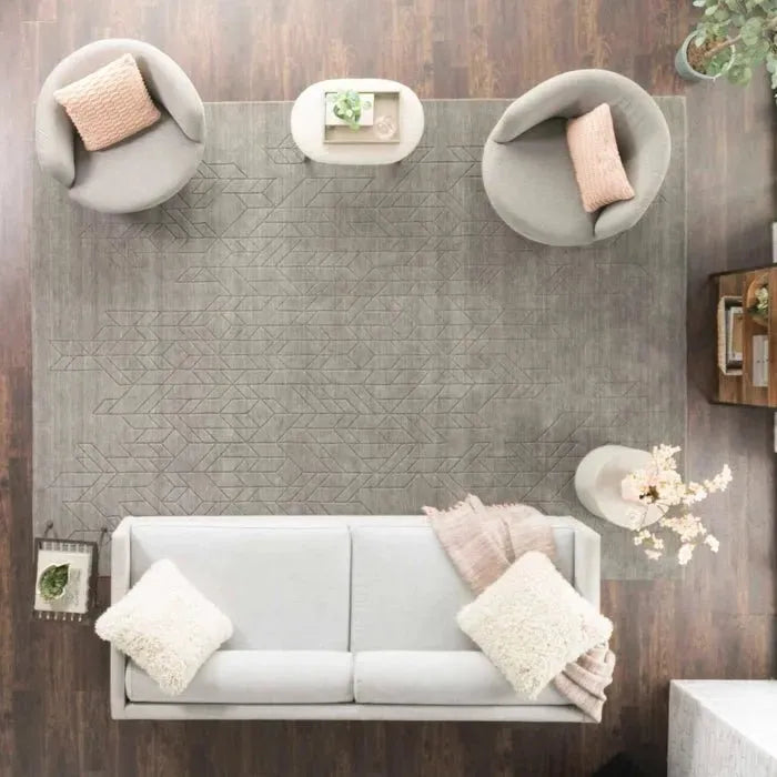 Alessia ALE01 Grey Rug