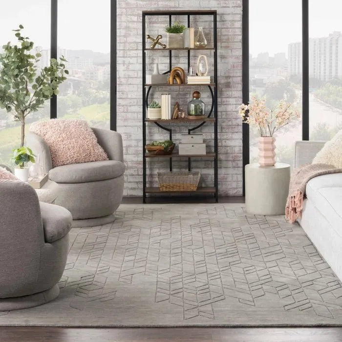 Alessia ALE01 Grey Rug