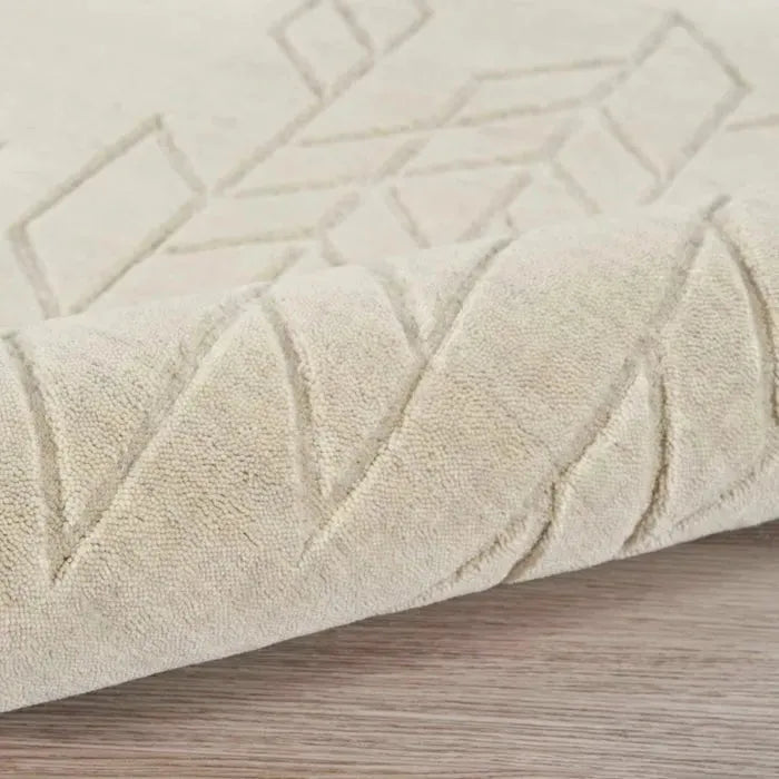 Alessia ALE01 Ivory Rug