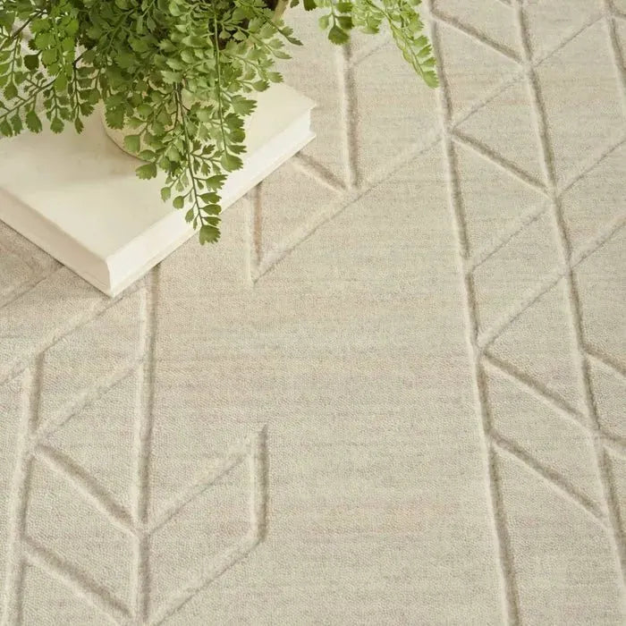 Alessia ALE01 Ivory Rug