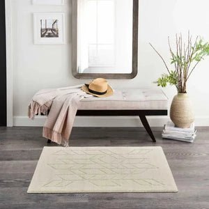 Alessia ALE01 Ivory Rug