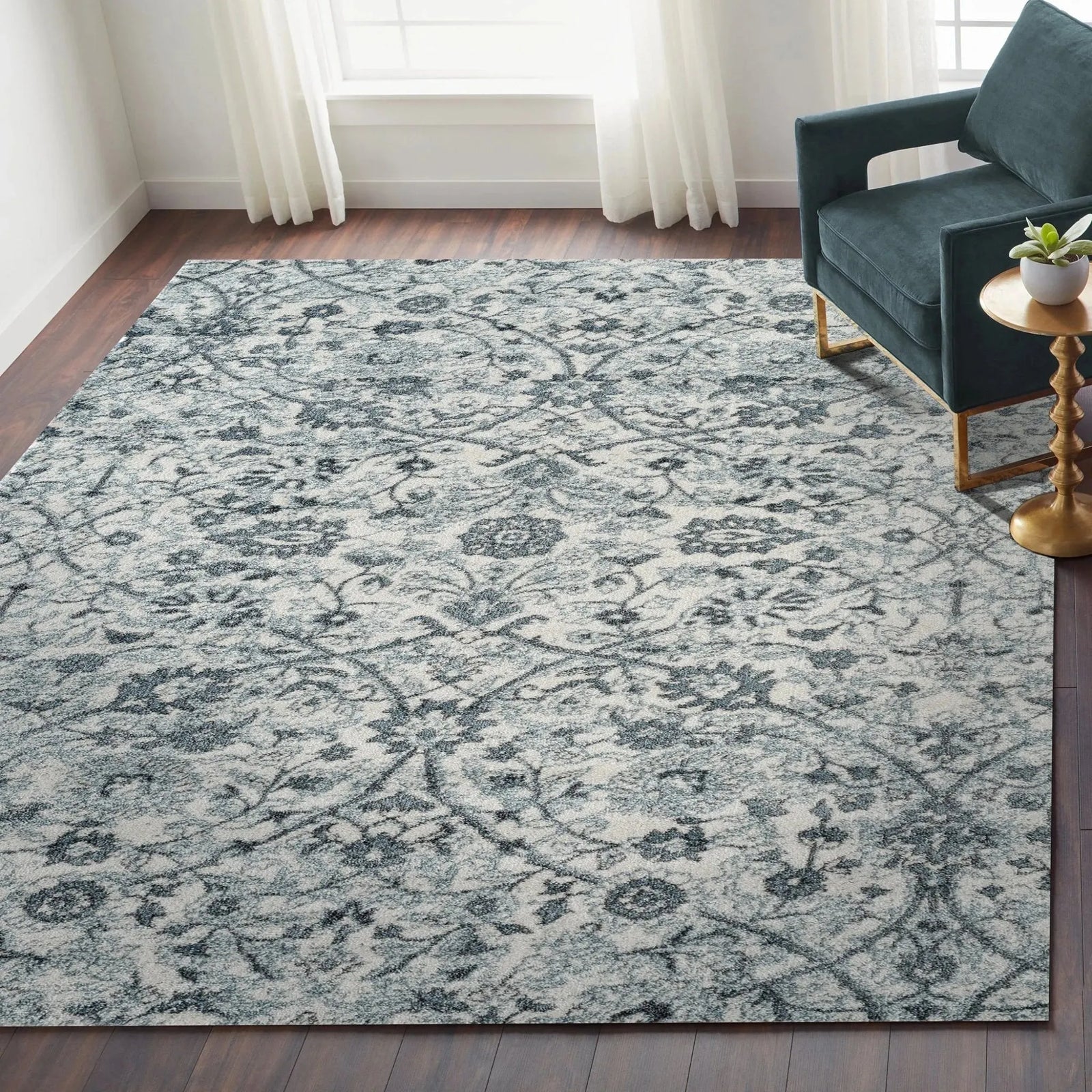 Alexandria ALX-24 Light Blue Rug