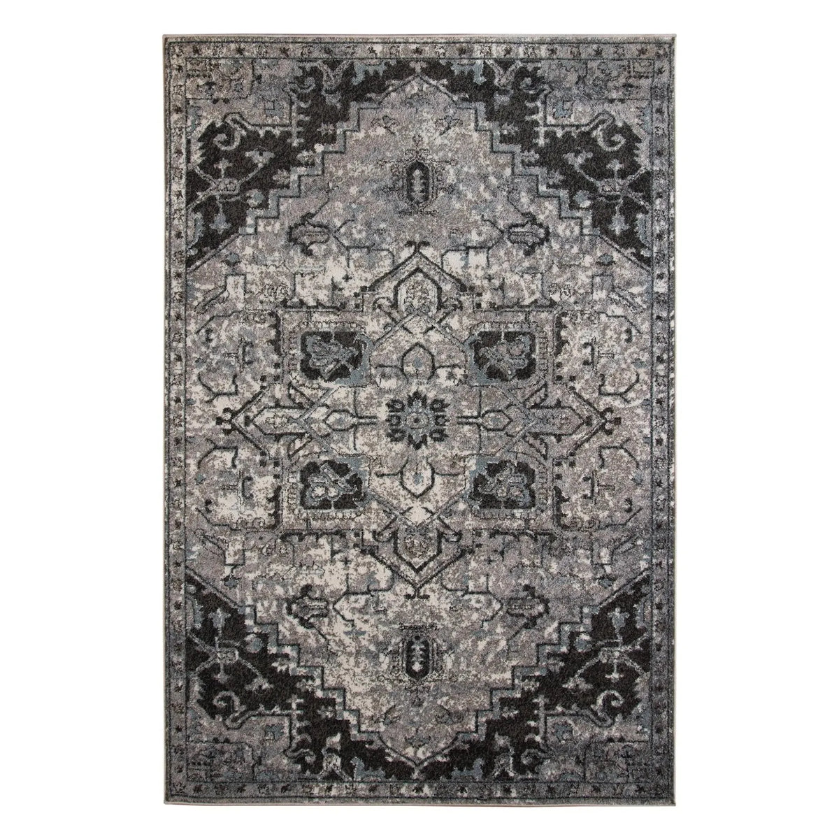 Alexandria ALX-49 Ivory/Grey Rug