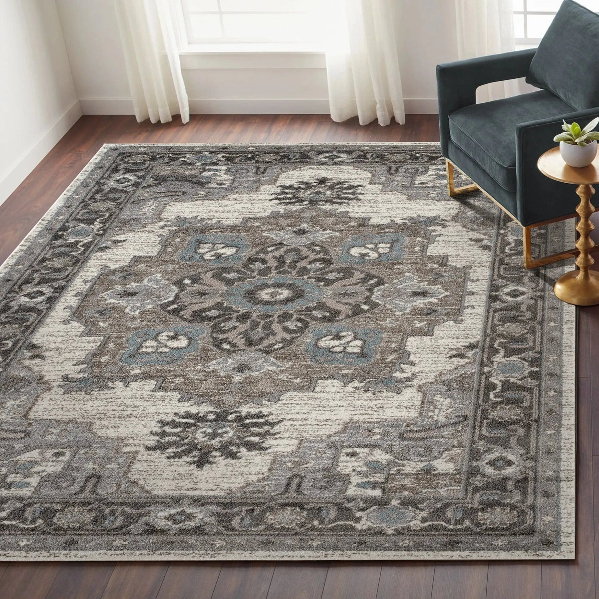Alexandria ALX-51 Ivory Rug