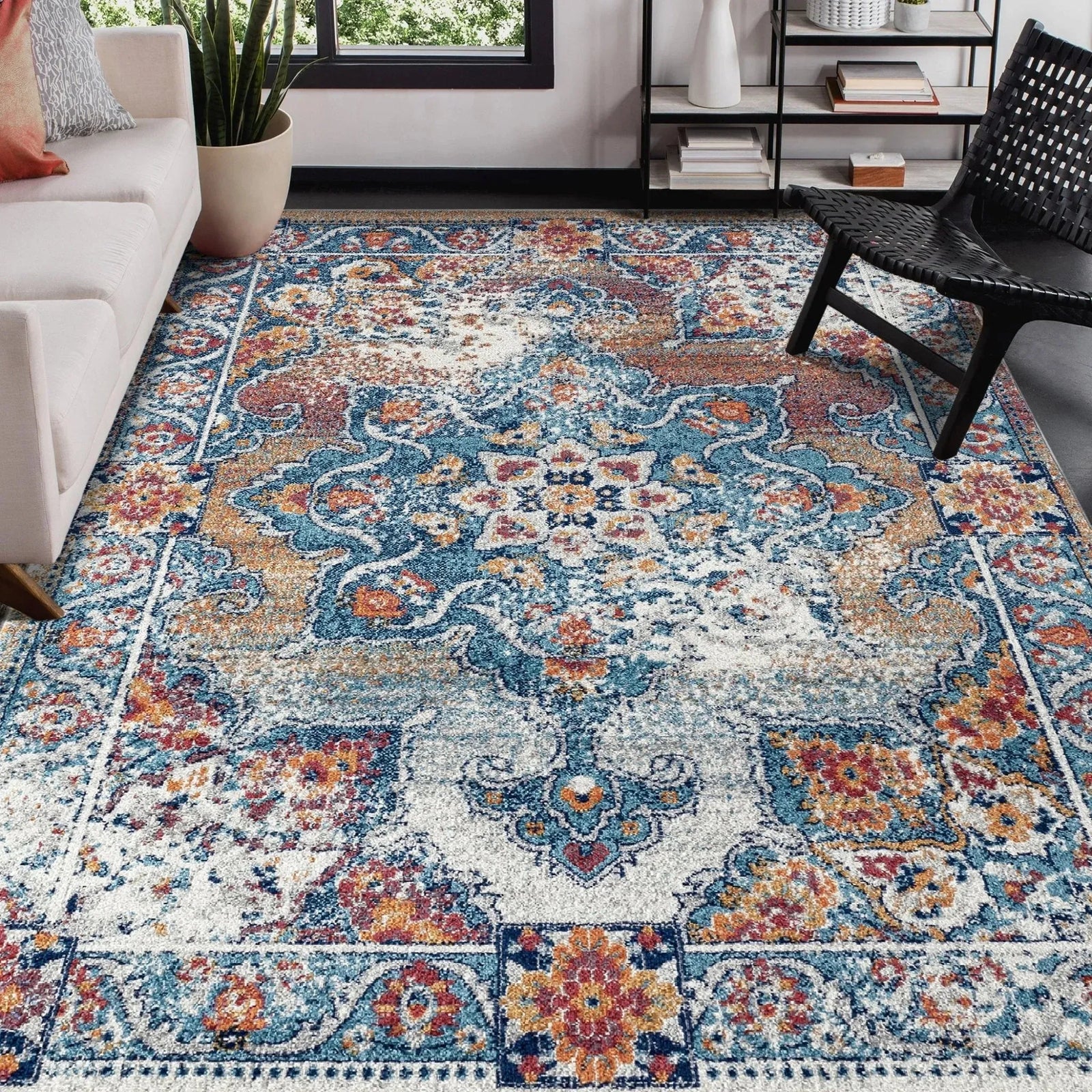 Alexandria ALX-82 Grey/Gold Rug