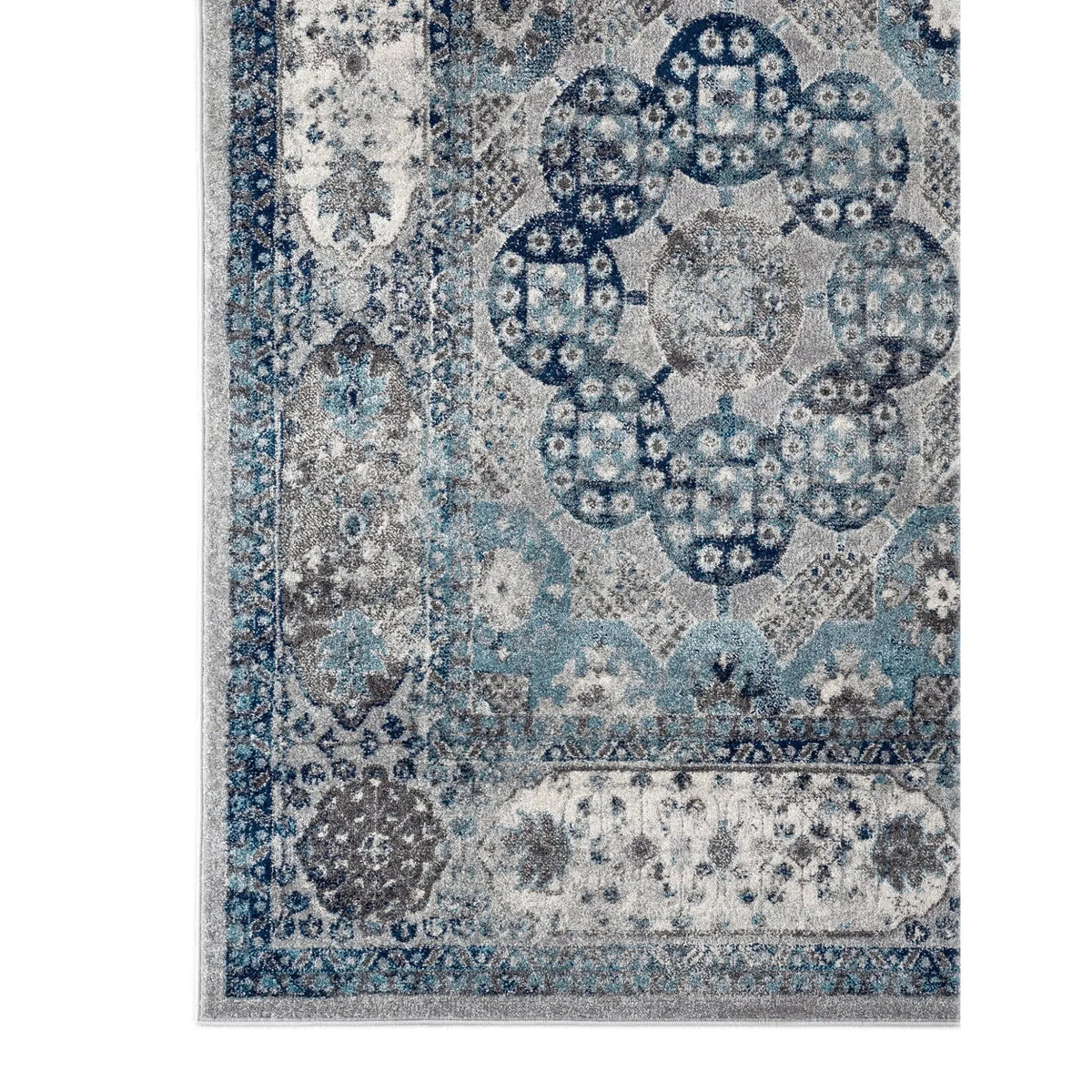 Alexandria ALX-83 Grey/Sea Blue Rug