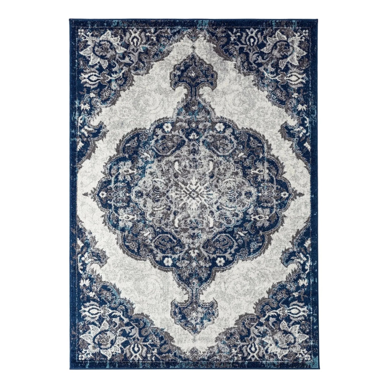 Alexandria ALX-86 Ivory/Navy Rug