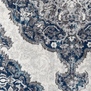Alexandria ALX-86 Ivory/Navy Rug