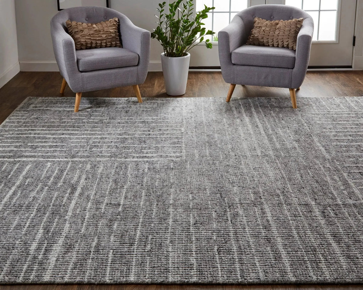 Alford ALF6913F Grey/Silver/Ivory Rug
