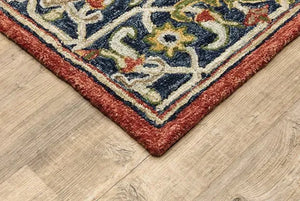 Alfresco 28404 Red/Blue Rug