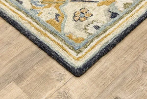 Alfresco 28406 Blue/Gold Rug