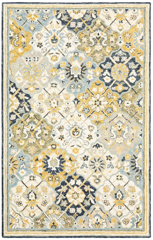 Alfresco 28406 Blue/Gold Rug