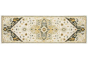 Alfresco 28407 Ivory/Charcoal Rug