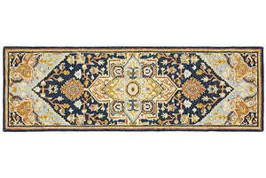 Alfresco 28408 Navy/Rust Rug