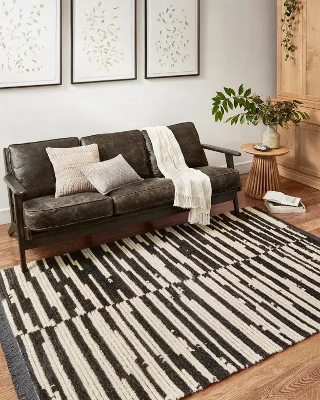 Alice ALI-03 Cream/Charcoal Rug