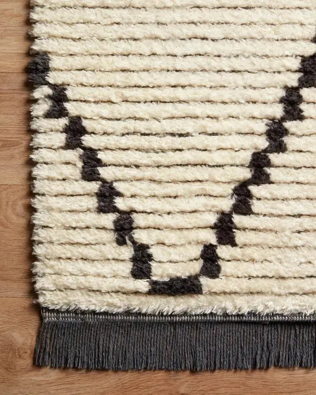Alice ALI-04 Cream/Charcoal Rug