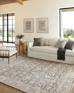 Alie ALE-05 Charcoal/Beige Rug