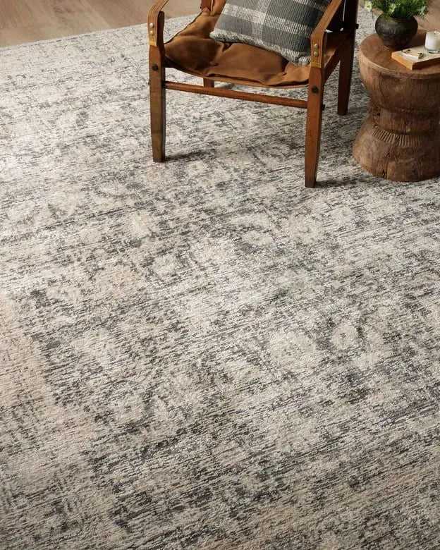 Alie ALE-05 Charcoal/Beige Rug